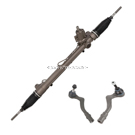 2012 Audi S5 Rack and Pinion and Outer Tie Rod Kit 1