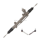 2003 Mercedes Benz E55 AMG Rack and Pinion and Outer Tie Rod Kit 1