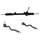 2006 Bmw Z4 Rack and Pinion and Outer Tie Rod Kit 1