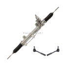 2009 Mercedes Benz SL600 Rack and Pinion and Outer Tie Rod Kit 1