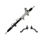 BuyAutoParts 89-21126K9 Rack and Pinion and Outer Tie Rod Kit 1