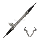 2012 Audi Q5 Rack and Pinion and Outer Tie Rod Kit 1