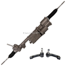 2014 Ford F Series Trucks Rack and Pinion and Outer Tie Rod Kit 1