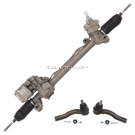 BuyAutoParts Lincoln Rack and Pinion and Outer Tie Rod Kit 89-21311K27