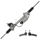 2011 Volkswagen Tiguan Rack and Pinion and Outer Tie Rod Kit 1