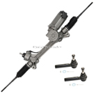 2013 Chevrolet Equinox Rack and Pinion and Outer Tie Rod Kit 1