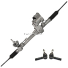 2011 Ford Explorer Rack and Pinion and Outer Tie Rod Kit 1