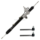 2009 Honda Odyssey Rack and Pinion and Outer Tie Rod Kit 1