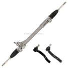 2014 Toyota RAV4 Rack and Pinion and Outer Tie Rod Kit 1