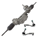 BuyAutoParts Rack and Pinion and Outer Tie Rod Kit 89-21333K7