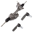 2013 Volkswagen CC Rack and Pinion and Outer Tie Rod Kit 1