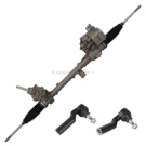 2017 Ford Focus Rack and Pinion and Outer Tie Rod Kit 1