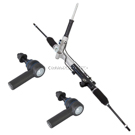 BuyAutoParts Rack and Pinion and Outer Tie Rod Kit 89-21371K9