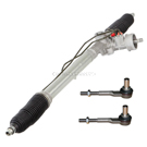 2007 Audi A4 Rack and Pinion and Outer Tie Rod Kit 1