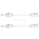 BuyAutoParts 90-925952D Drive Axle Kit 1