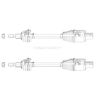 2021 Chrysler Pacifica Drive Axle Kit 1