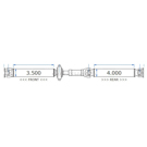 BuyAutoParts Ford E450SuperDuty Driveshaft 91-01988AN