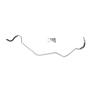 2007 Hyundai Accent Power Steering Return Line Hose Assembly 1