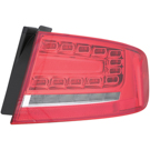 2012 Audi A4 Tail Light Assembly Pair 3