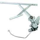 1987 Honda Accord Window Regulator with Motor 1