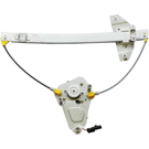 BuyAutoParts Jeep Window Regulator with Motor 17-00460AN