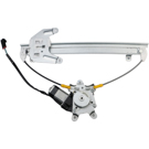 1994 Nissan Sentra Window Regulator with Motor 3