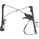 1994 Volkswagen Jetta Window Regulator Only 2