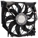 2009 Bmw X3 Cooling Fan Assembly 1