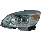 2010 Mercedes Benz C300 Headlight Assembly Pair 2