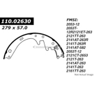 1967 Mercury Monterey Brake Shoe Set 1