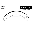 1966 Volkswagen Beetle Brake Shoe Set 2