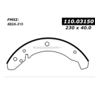 1982 Porsche 924 Brake Shoe Set 2