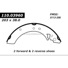 Centric Parts 111.03960 Brake Shoe Set 2
