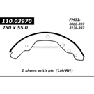 Centric Parts 111.03970 Brake Shoe Set 2