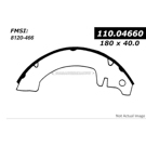 1973 Renault R12 Brake Shoe Set 1