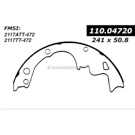 1982 Chevrolet Monte Carlo Brake Shoe Set 2