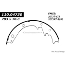 Centric Parts 111.04730 Brake Shoe Set 1