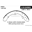 1982 Audi 5000 Brake Shoe Set 1