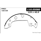 1982 Renault Fuego Brake Shoe Set 1