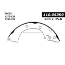 1983 Mitsubishi Cordia Brake Shoe Set 2