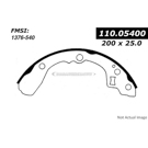 1987 Mazda 626 Brake Shoe Set 1