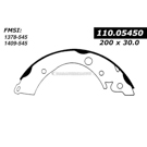 1987 Honda Civic Brake Shoe Set 2