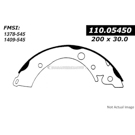 1987 Honda Civic Brake Shoe Set 1