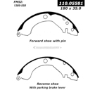 Centric Parts 111.05581 Brake Shoe Set 2