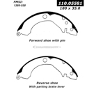 1990 Eagle Summit Brake Shoe Set 2