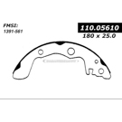 1987 Isuzu I-Mark Brake Shoe Set 2
