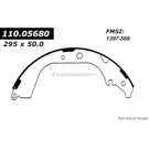 Centric Parts 111.05680 Brake Shoe Set 1