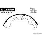 1987 Chevrolet Sprint Brake Shoe Set 1