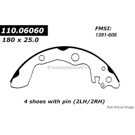 1988 Chevrolet Spectrum Brake Shoe Set 1