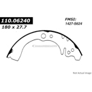 1992 Daihatsu Charade Brake Shoe Set 1